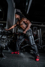 Gorilla Wear Logo Mesh Trainingsbroek - Zwart