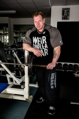 Gorilla Wear Logo Mesh Trainingsbroek - Zwart