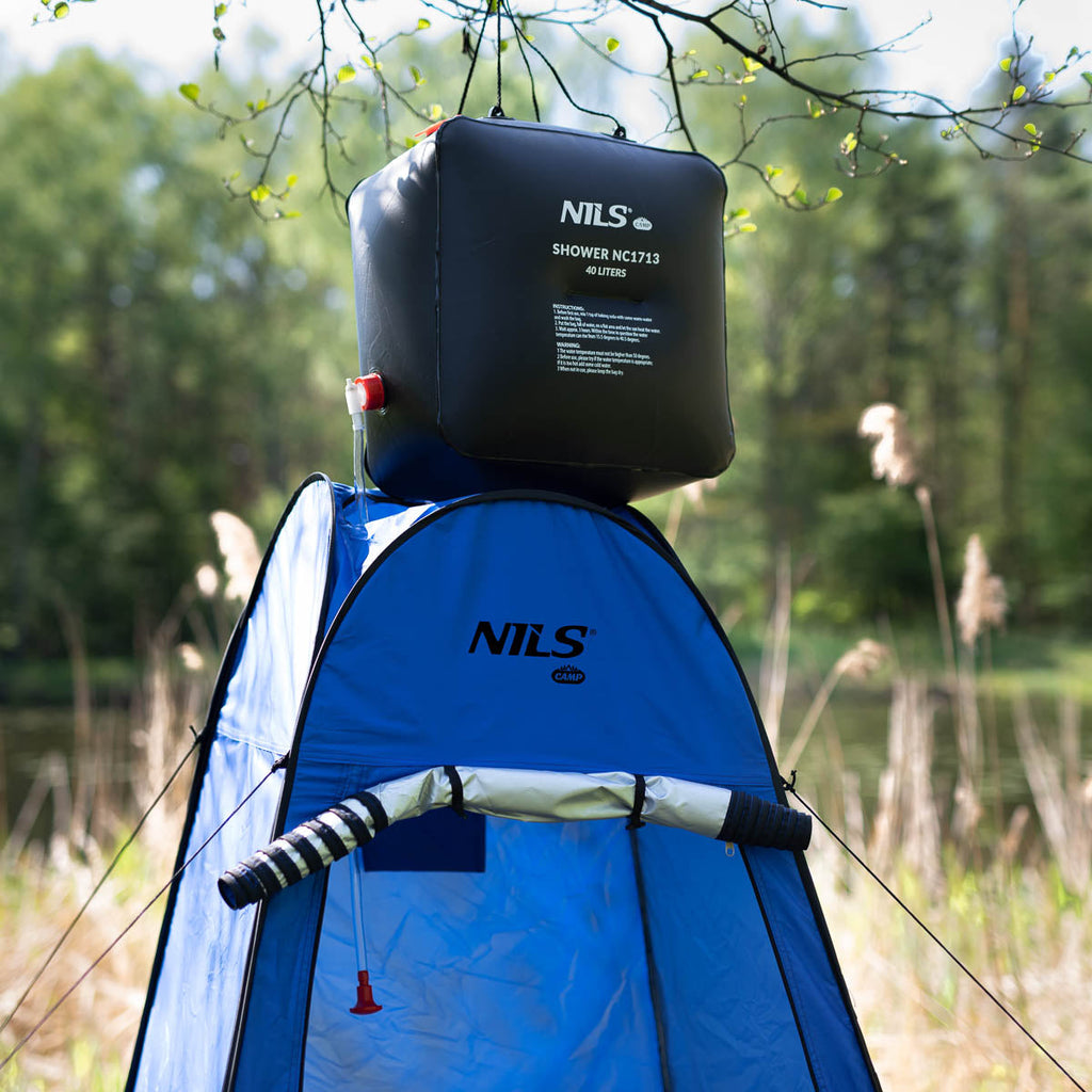 NILS Camp Pop-up Omkleedtent - Blauw