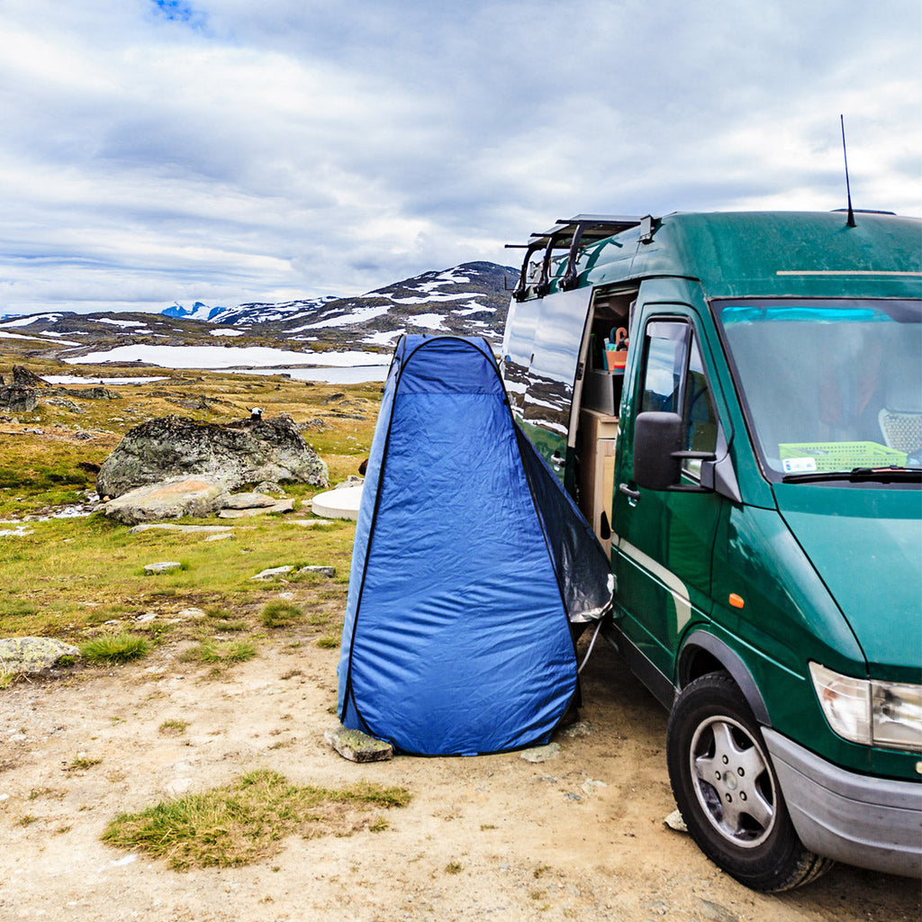 NILS Camp Pop-up Omkleedtent - Blauw