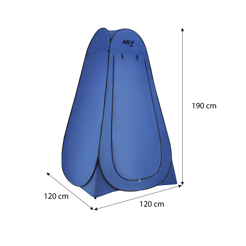 NILS Camp Pop-up Omkleedtent - Blauw