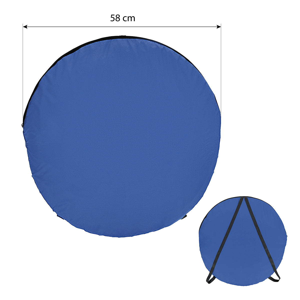 NILS Camp Pop-up Omkleedtent - Blauw