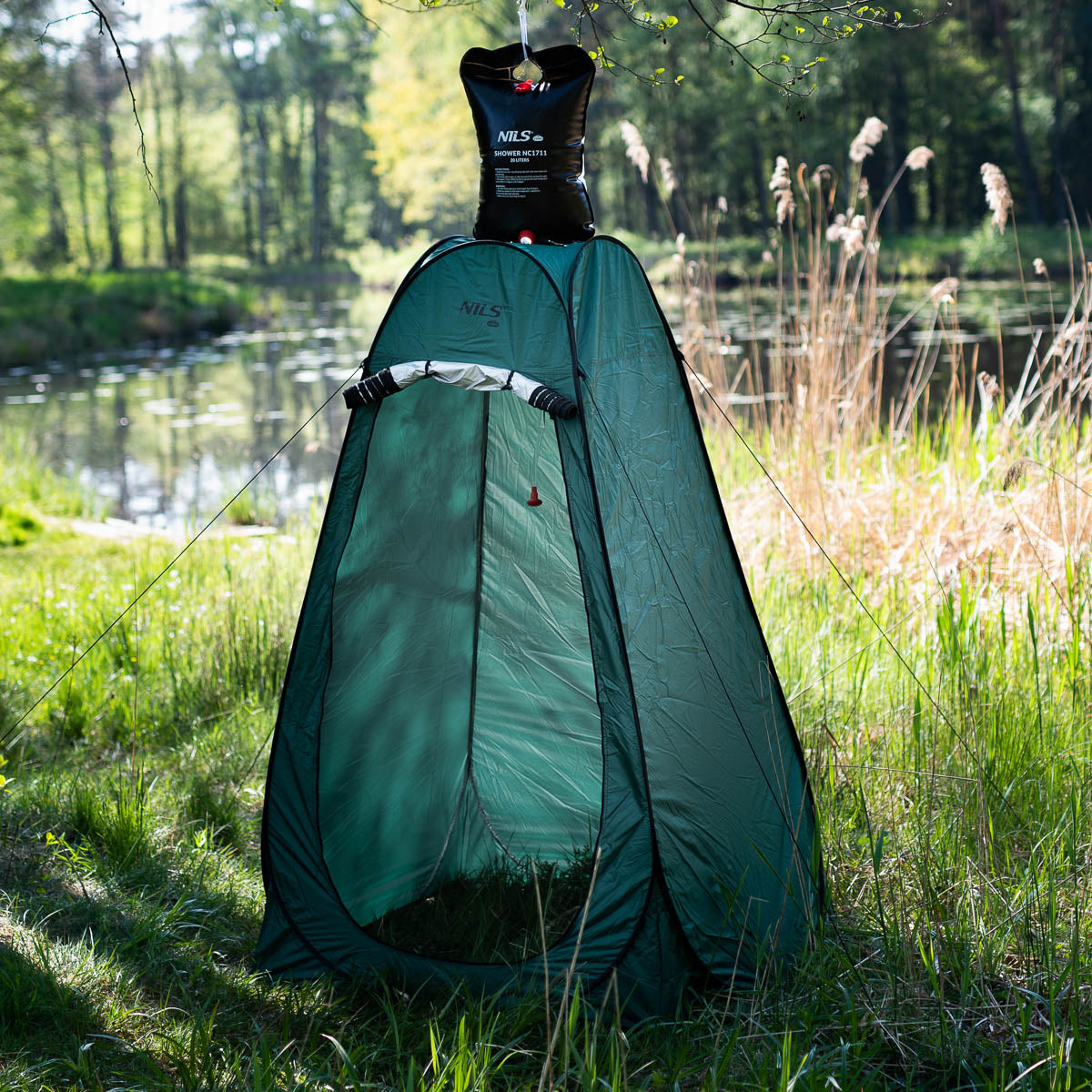 NILS Camp Pop-up Omkleedtent - Groen
