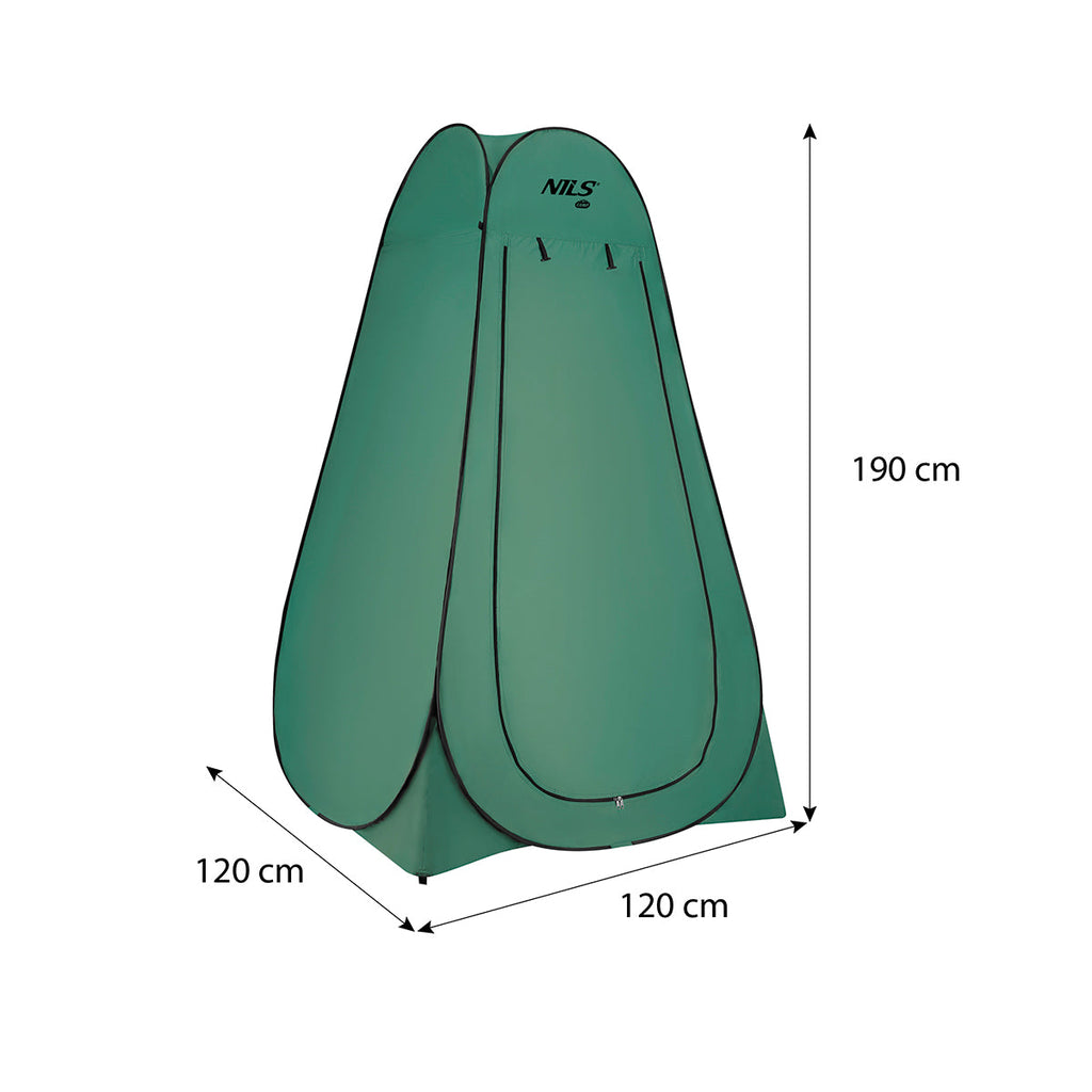 NILS Camp Pop-up Omkleedtent - Groen