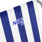 NILS Camp Opvouwbare Campingstoel - Blauw/Wit