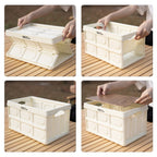 NILS Camp Opvouwbare Campingbox - 2-in-1 Tafelfunctie - Wit