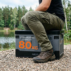 NILS Camp Opvouwbare Campingbox - 38 L - Grijs/Zwart