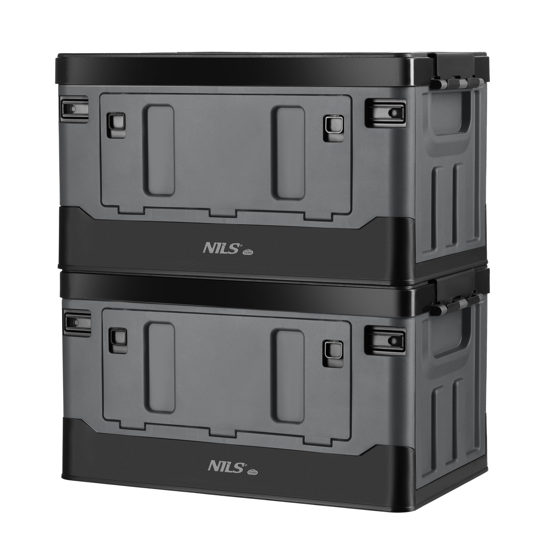 NILS Camp Opvouwbare Campingbox - 38 L - Grijs/Zwart