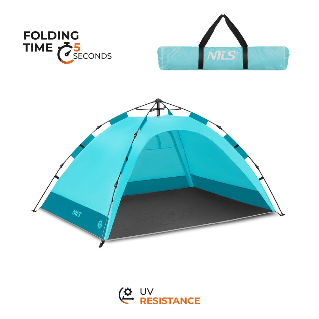 NILS Pop-up Strandtent - Blauw