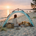 NILS Pop-up Strandtent - Blauw