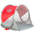 NILS Camp Pop-up Strandtent - Rood/Grijs