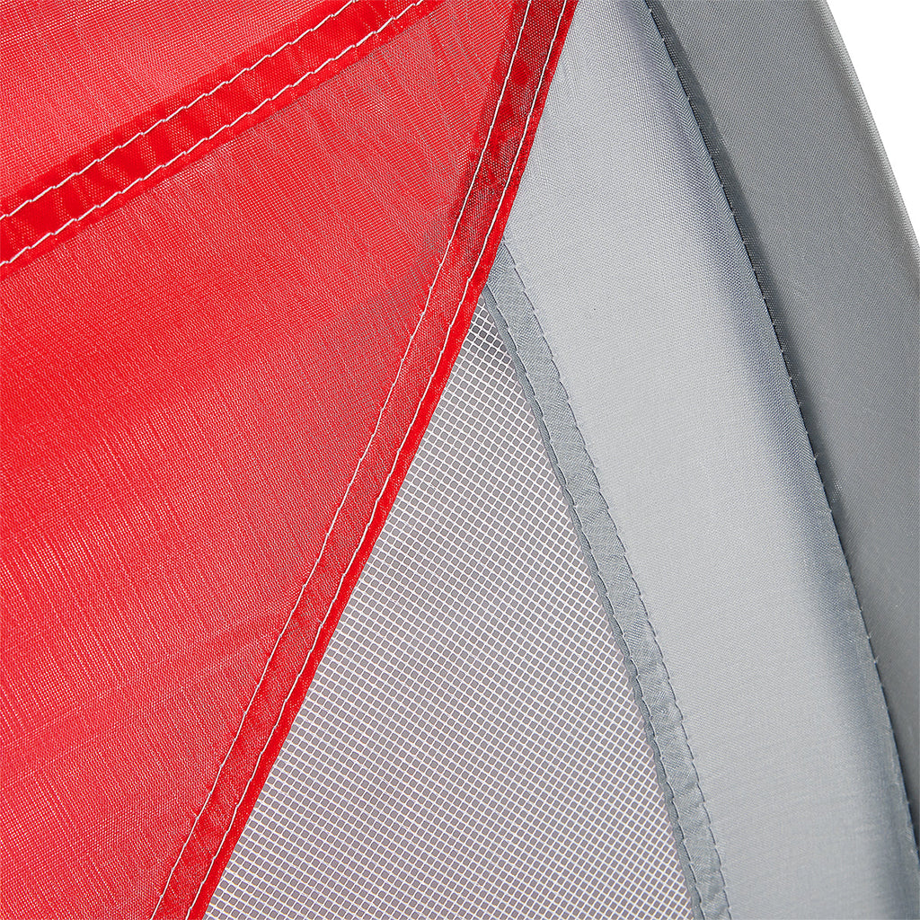 NILS Camp Pop-up Strandtent - Rood/Grijs