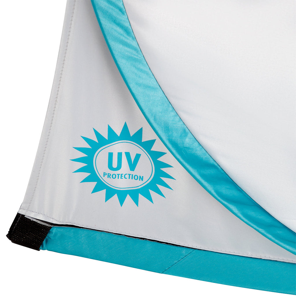 NILS Camp Pop-up Strandtent - Grijs/Turquoise