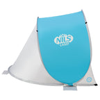 NILS Camp Pop-up Strandtent - Blauw/Grijs