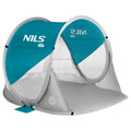NILS Camp Pop-up Strandtent - Blauw/Grijs