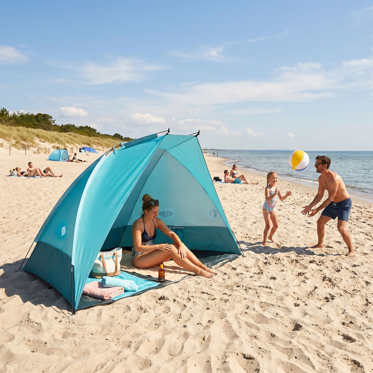 NILS Camp Strandtent - Turquoise