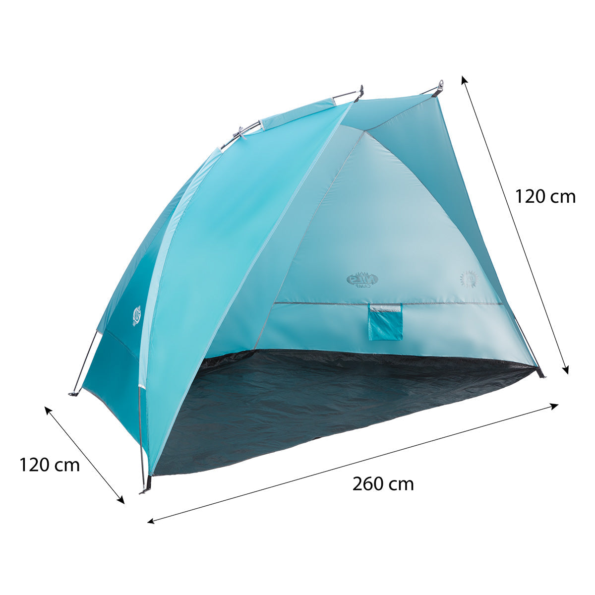 NILS Camp Strandtent - Turquoise