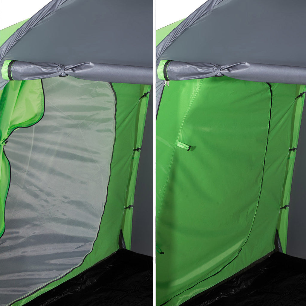 NILS Camp Highland Campingtent - Grijs/Groen