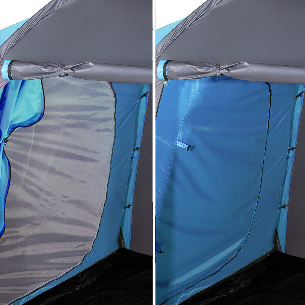 NILS Camp Highland Campingtent - Grijs/Blauw