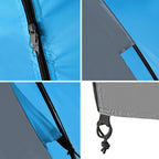 NILS Camp Highland Campingtent - Grijs/Blauw