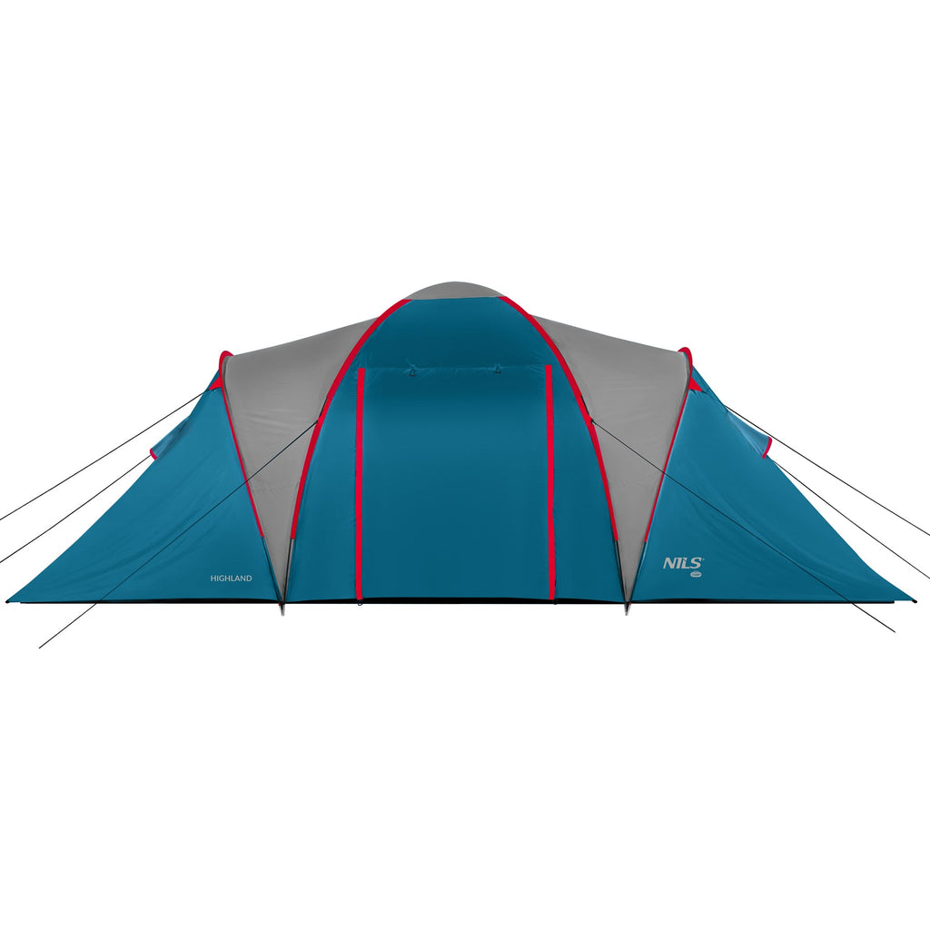 NILS Camp Highland Campingtent - Blauw/Grijs