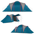 NILS Camp Highland Campingtent - Blauw/Grijs