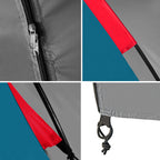 NILS Camp Highland Campingtent - Blauw/Grijs