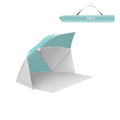 NILS Pop-up 2-in-1 Strandparasol en Windscherm - Mintblauw/Grijs