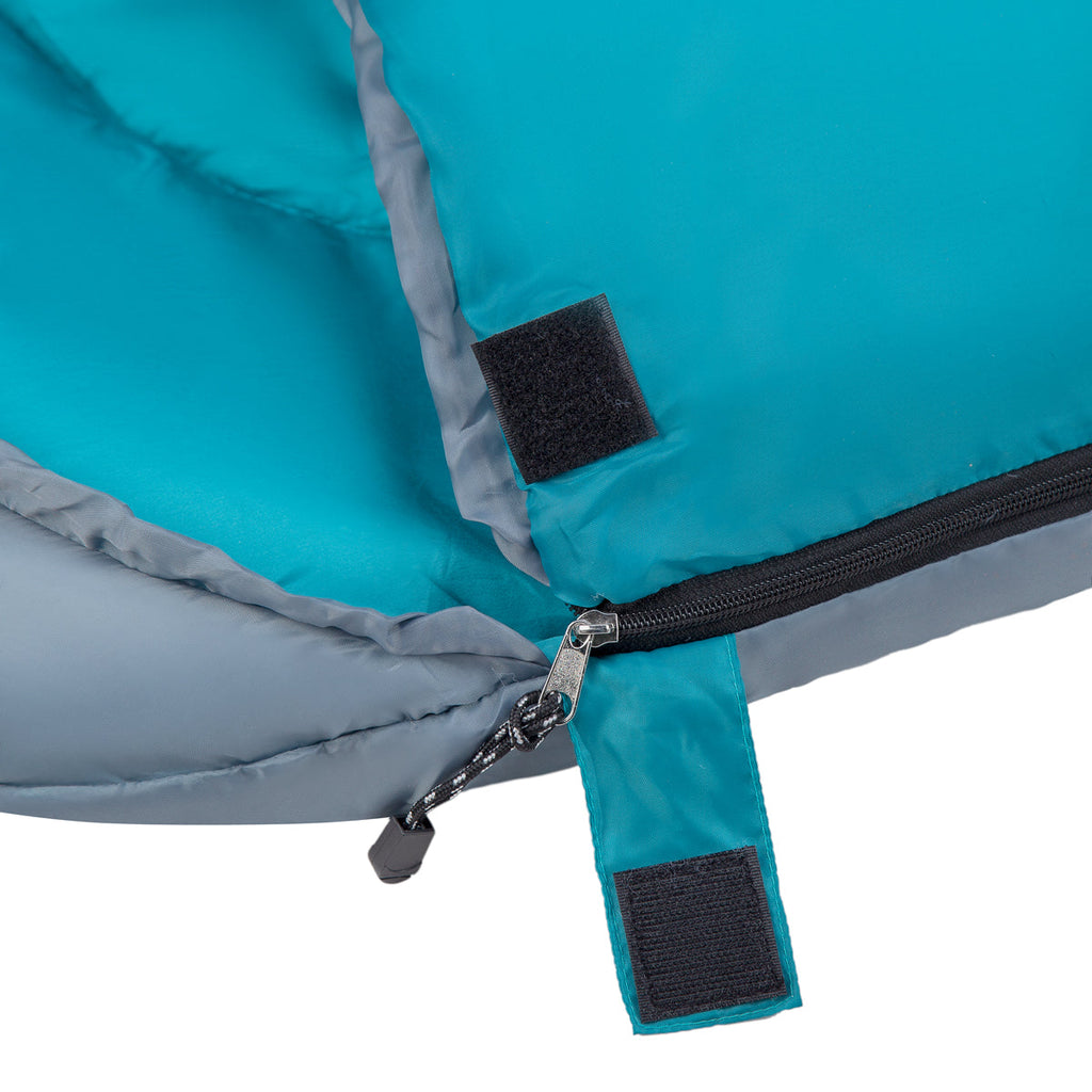 NILS Camp Slaapzak - Grijs/Blauw- Maat M