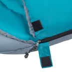 NILS Camp Slaapzak - Grijs/Blauw- Maat M
