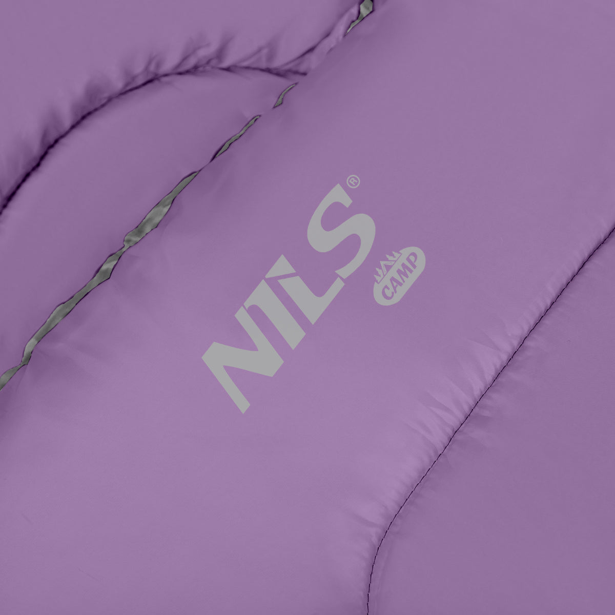 NILS Camp Slaapzak - Grijs/Paars - Maat M