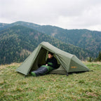 NILS Camp Ultra Light Slaapzak - 710 gr - Zwart/Groen