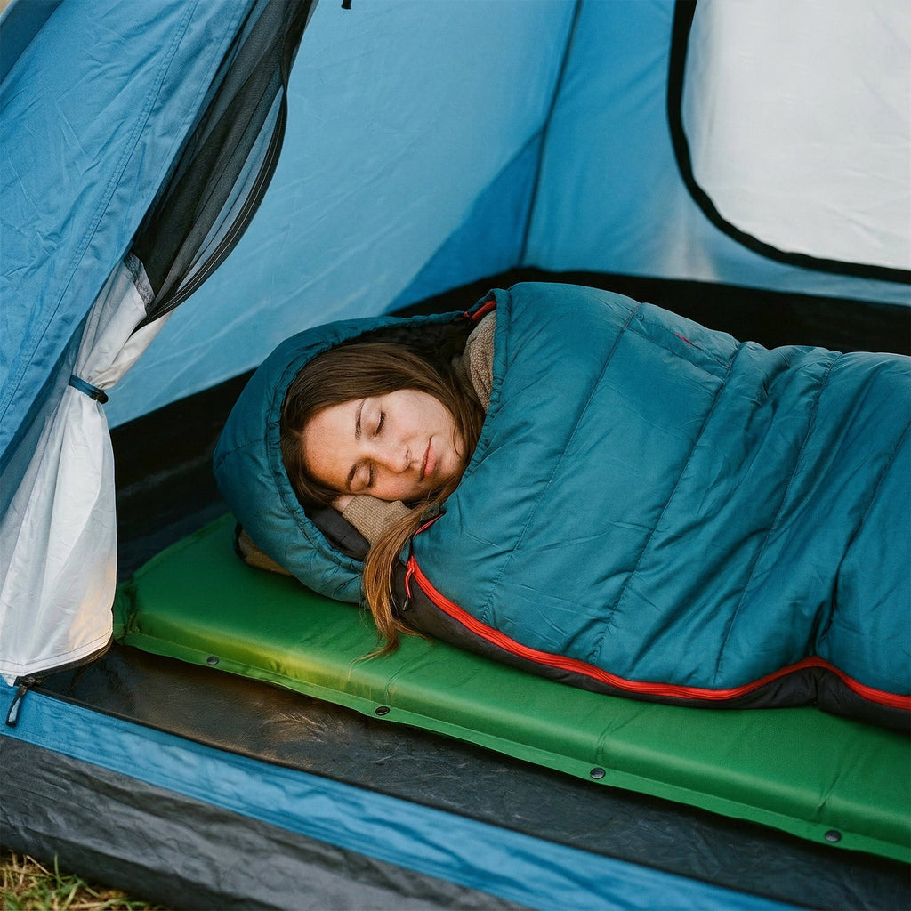 NILS Camp Zelfopblazende Slaapmat - Groen