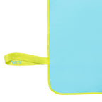 NILS Microvezel Handdoek - Blauw/Groen - 140 x 70 cm