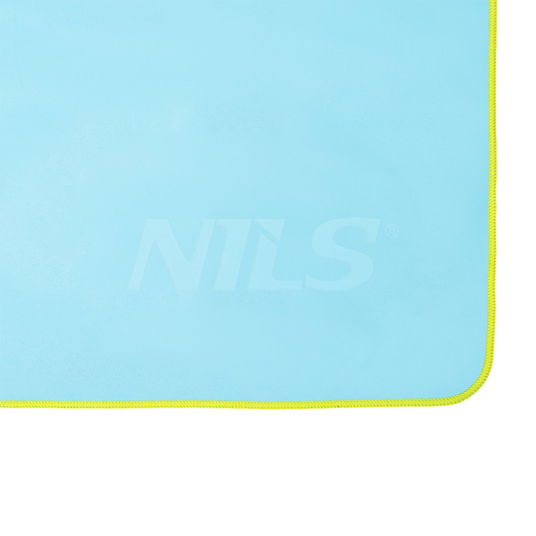 NILS Microvezel Handdoek - Blauw/Groen - 140 x 70 cm