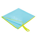 NILS Microvezel Handdoek - Blauw/Groen - 140 x 70 cm