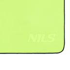 NILS Microvezel Handdoek - Groen/Zwart - 140 x 70 cm