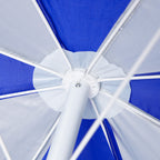 NILS Camp Strandparasol - 180 cm - Blauw/Grijs