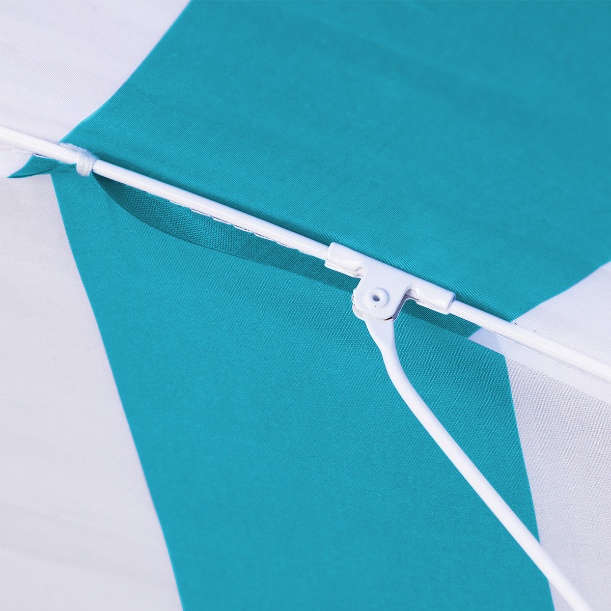 NILS Camp Strandparasol - 180 cm - Turquoise/Grijs