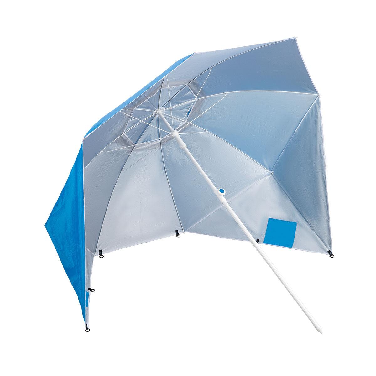 NILS Camp Strandparasol - 220 cm - Blauw