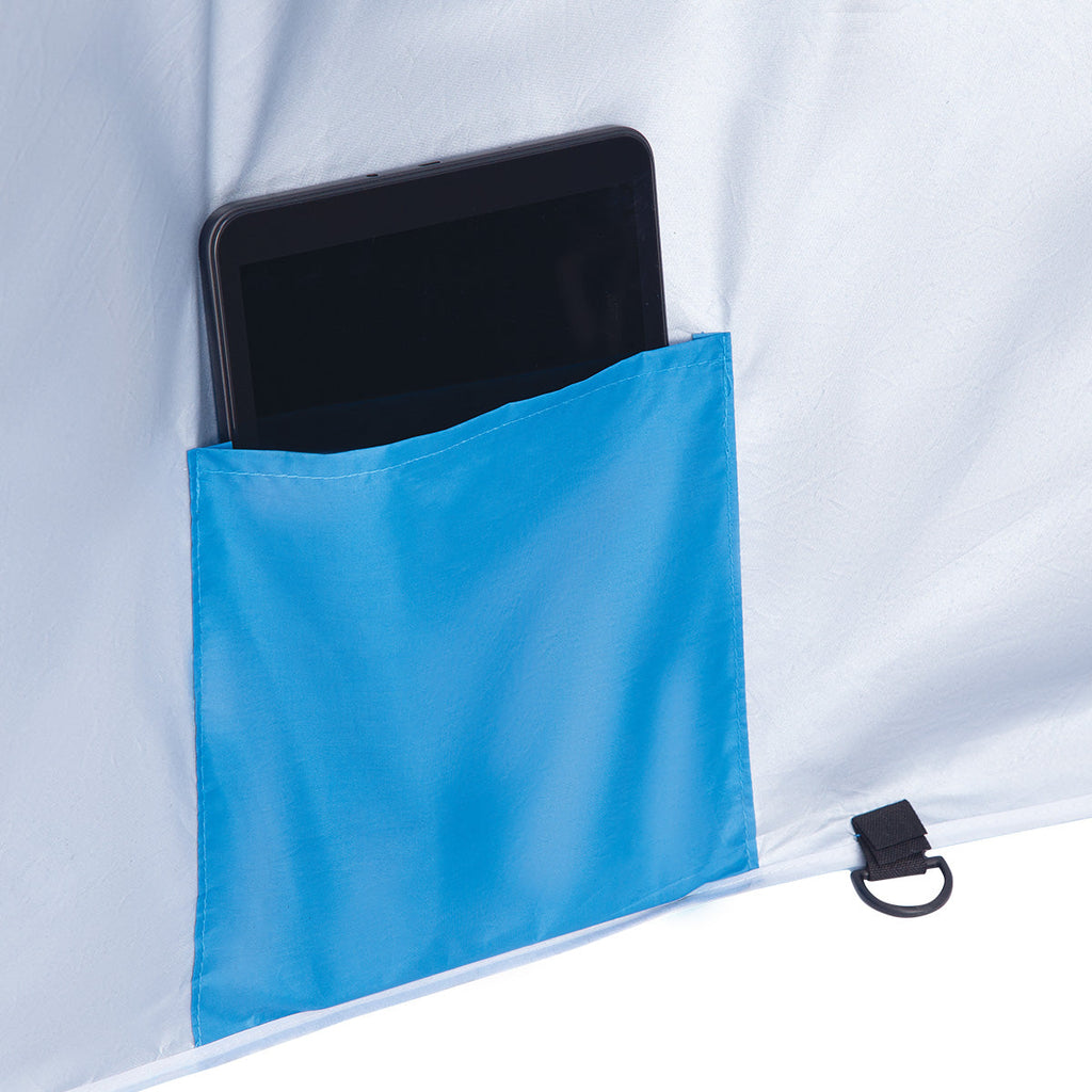 NILS Camp Strandparasol - 220 cm - Blauw