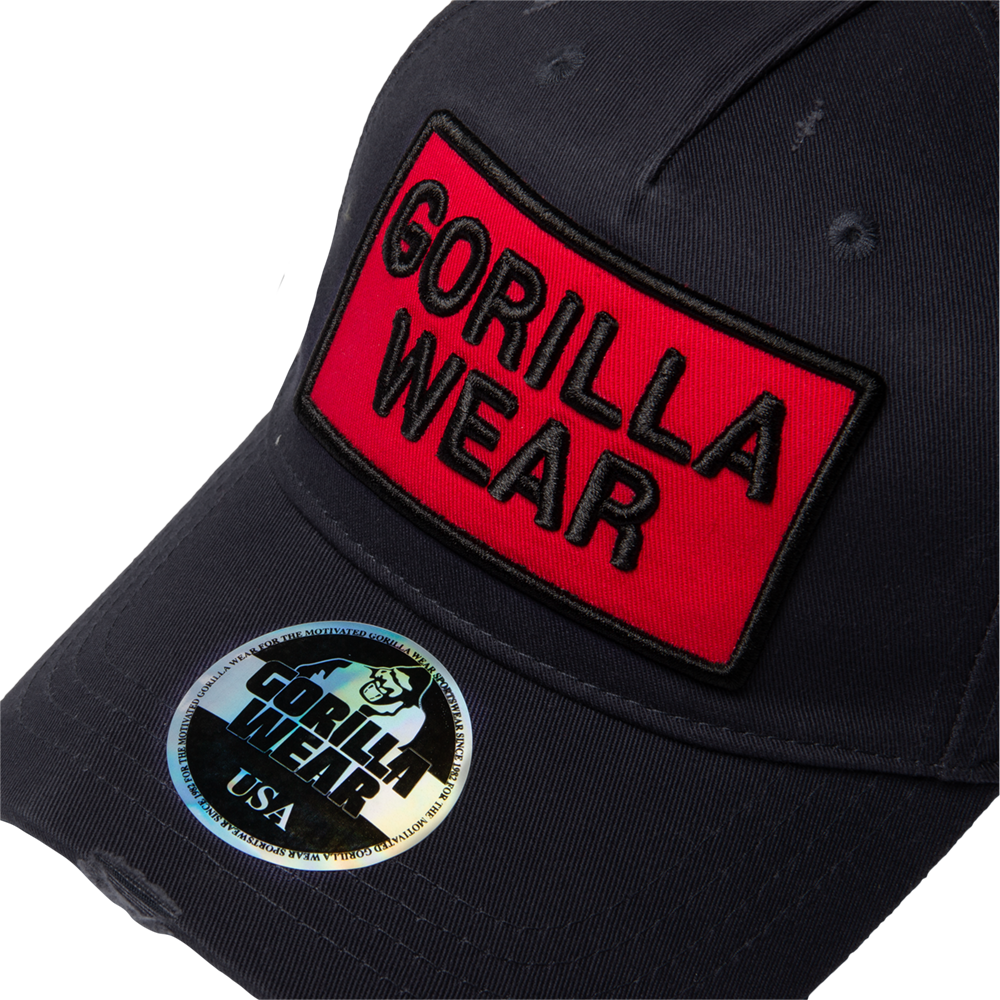 Gorilla Wear Harrison Pet - Zwart/Rood