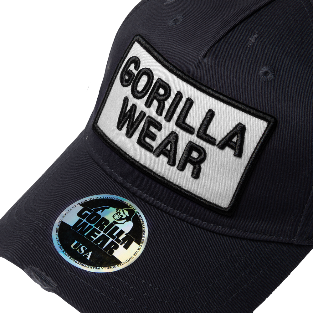 Gorilla Wear Harrison Pet - Zwart/Wit