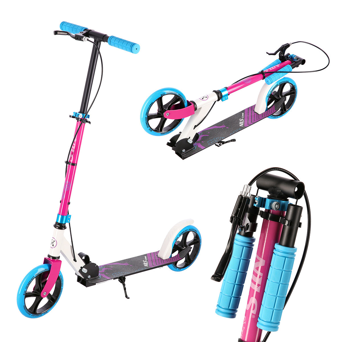 NILS Extreme Step - Wit/Roze/Blauw