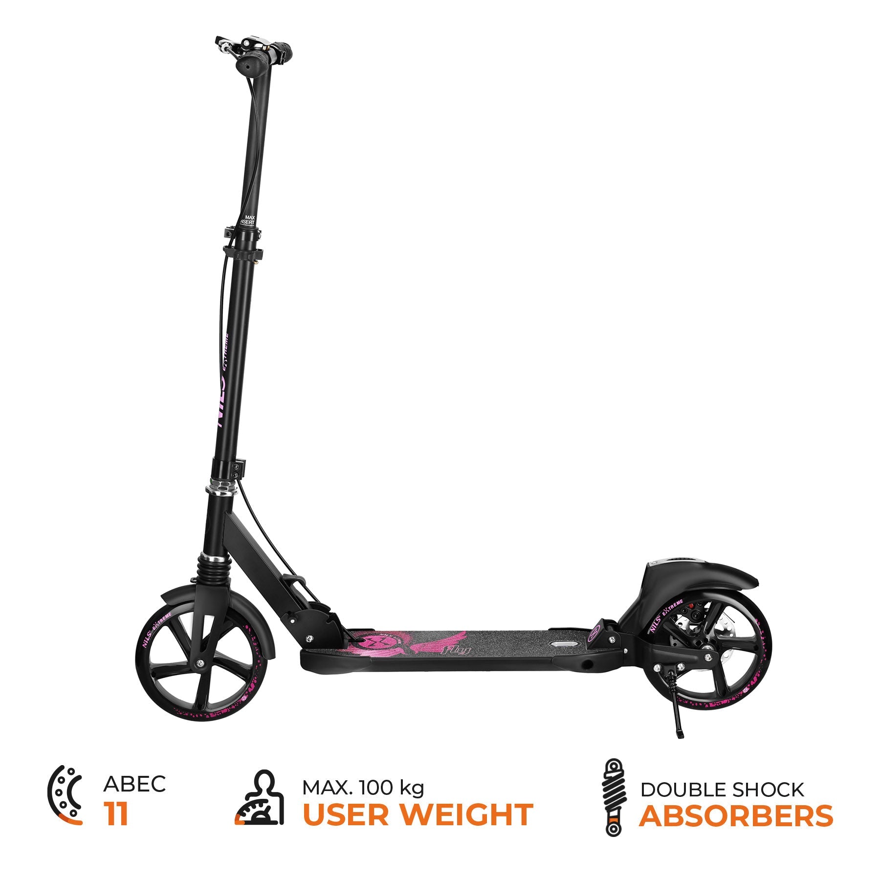 NILS Extreme Step - Zwart/Roze