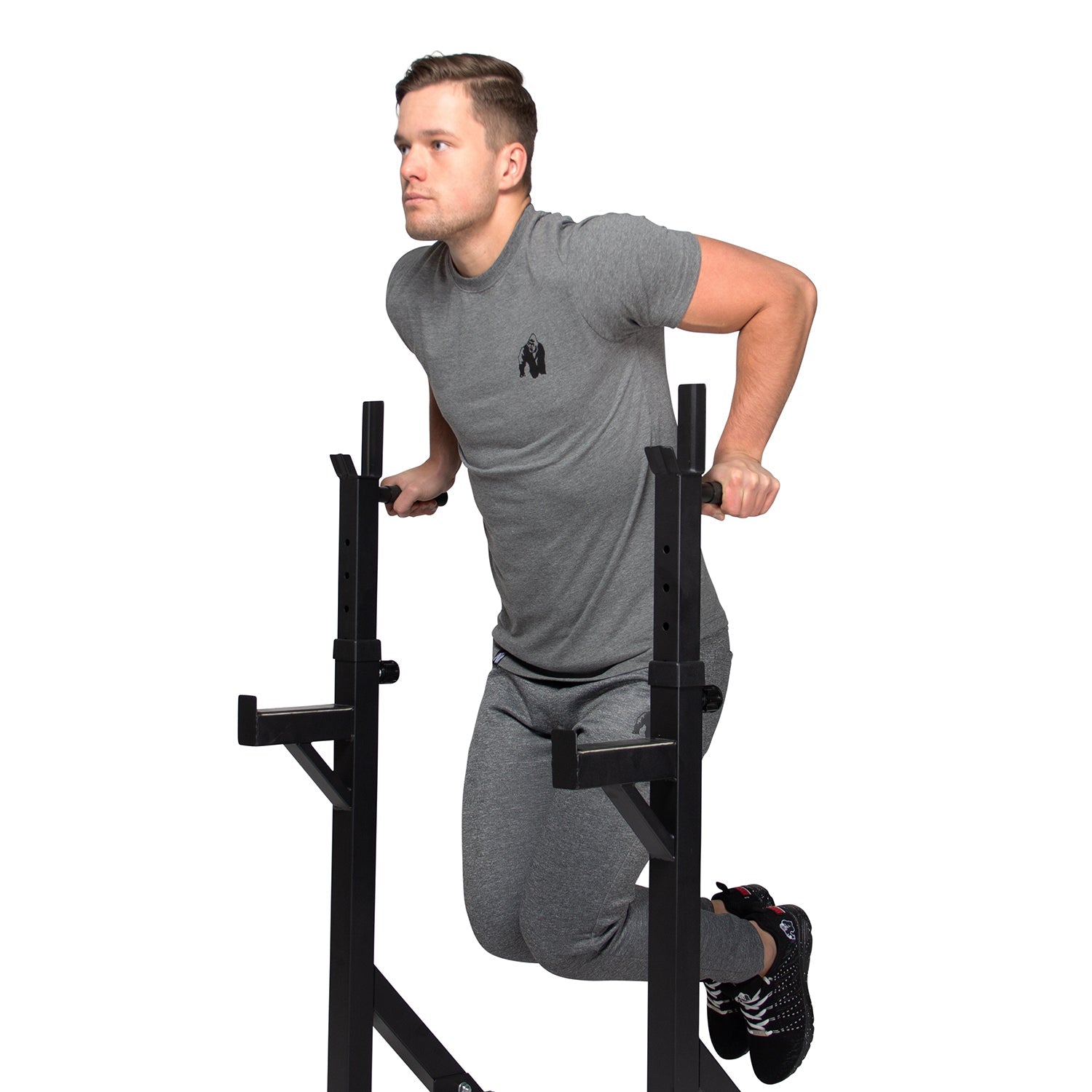 VirtuFit Verstelbaar Squatrek - Haltersteunen - met dipsteunen