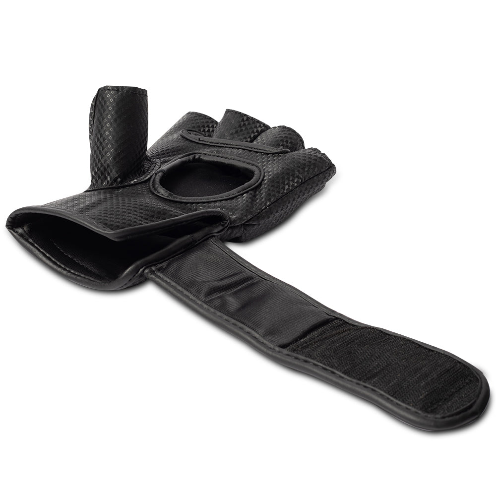 Gorilla Wear Manton MMA Handschoenen (Met Duim) - Zwart/Wit