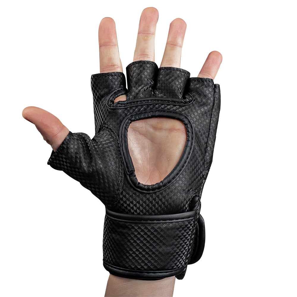 Gorilla Wear Manton MMA Handschoenen (Met Duim) - Zwart/Wit