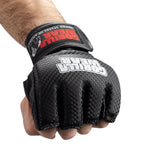 Gorilla Wear Berea MMA Handschoenen (Zonder Duim) - Zwart/Wit