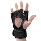 Gorilla Wear Berea MMA Handschoenen (Zonder Duim) - Zwart/Wit